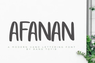 Afanan: A Display Font That Balances Character and Usability